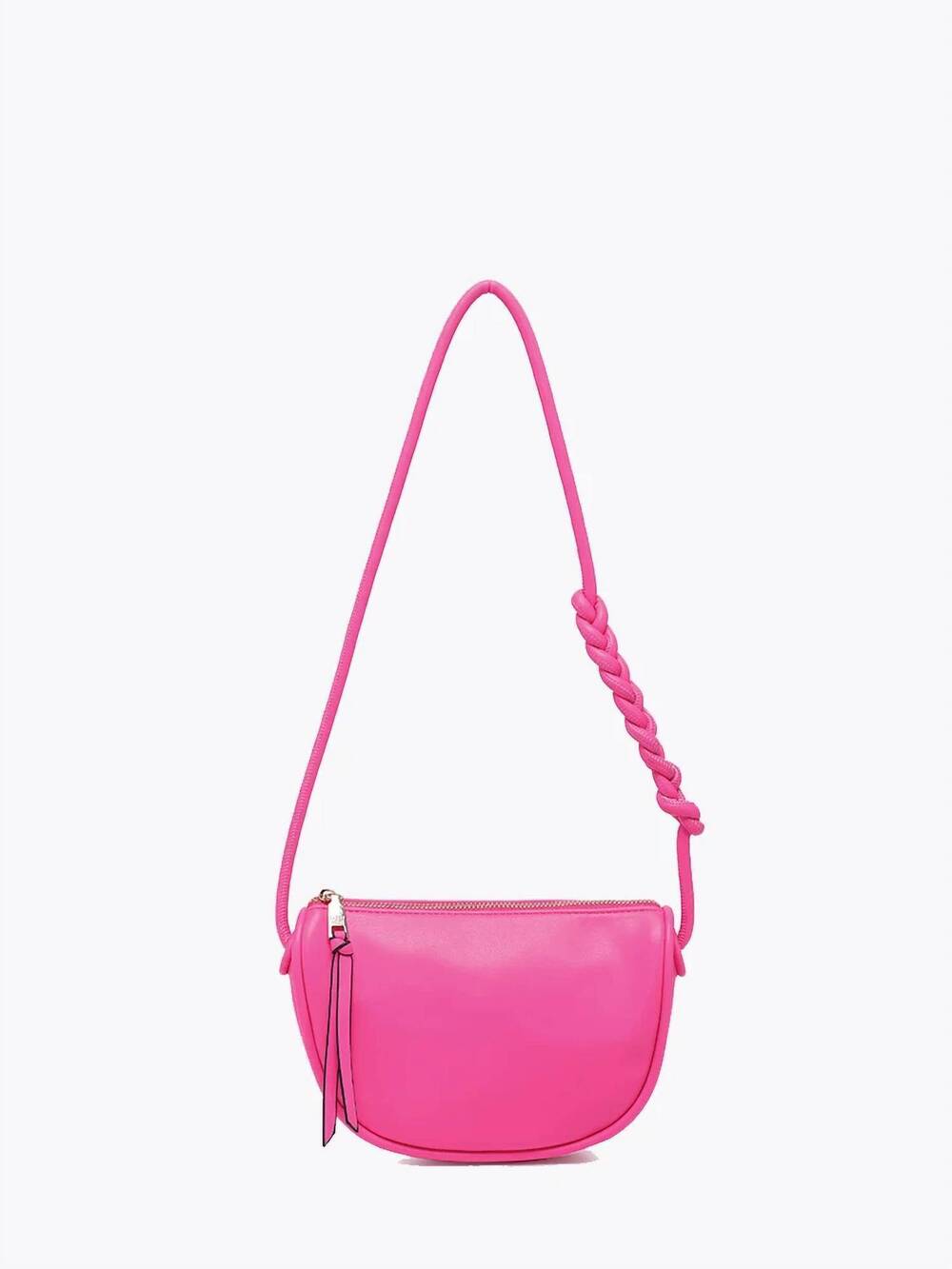 NEW JEN & CO. women's annaka vegan shoulder bag in hot pink